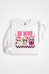 ''Be Mine'' crewneck sweater