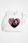 ''Call Me'' Crewneck Sweater