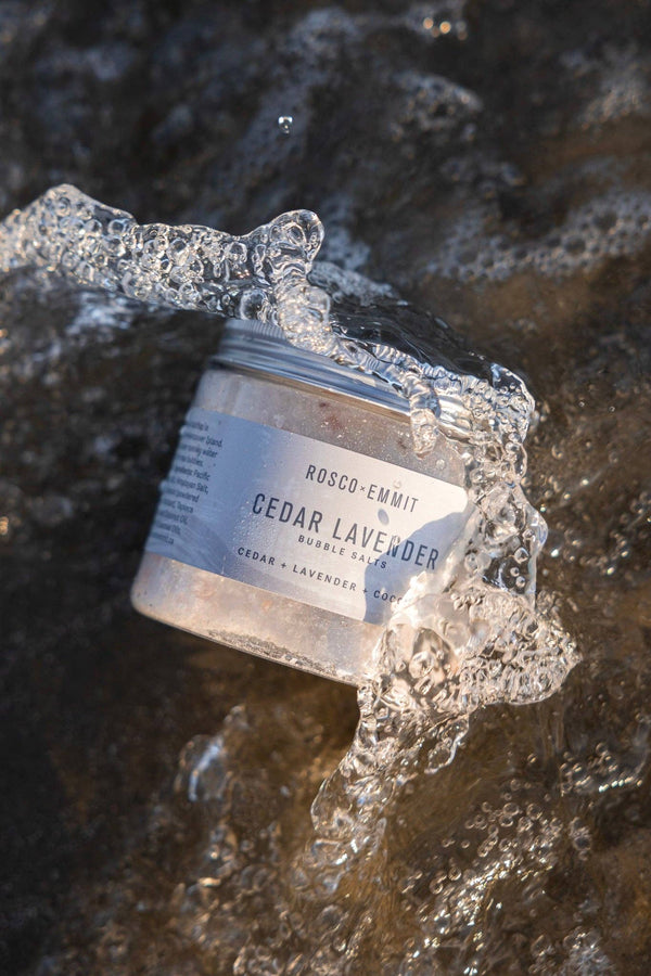 Sels de bain moussants Cèdre et lavande (455g)*-Rosco x Emmit-La Penderie du Paradis 🕊