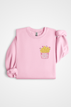 ''Fries Before Guys'' crewneck sweater