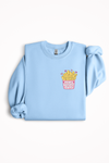 ''Fries Before Guys'' crewneck sweater