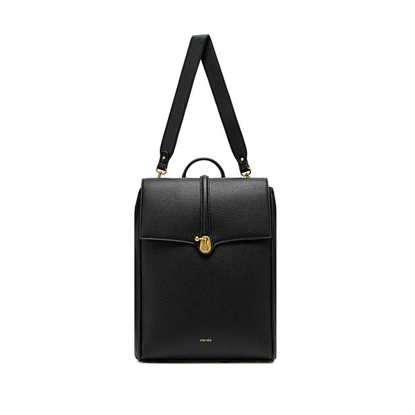 Sac à dos végétalien recyclé Lock noir-Pixie Mood-La Penderie du Paradis 🕊
