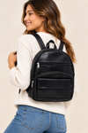 Petit sac à dos noir en cuir* seconde main - Autres- La Penderie du Paradis