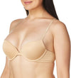 Soutien-gorge beige push-up plunge avec bretelles convertibles (34B)