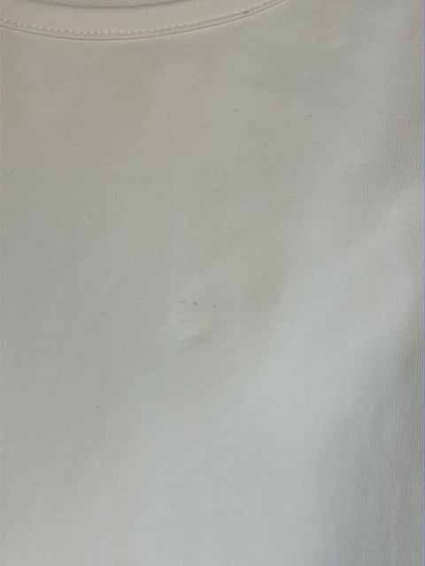 Chandail blanc imprimé visage (s) seconde main Eric Alexandre   