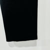 Black straight leg pants with zip(s)