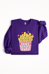 ''Fries Before Guys'' crewneck sweater