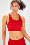 Top de sport rouge (xs) seconde main Fabletics 