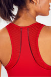 Top de sport rouge (xs) seconde main Fabletics 