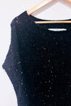Chandail noir et or en tricot transparent (s)-Simons-La Penderie du Paradis 🕊