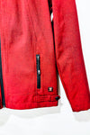 Manteau imperméable rouge chamoiré (m) seconde main Point Zero 