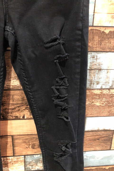 Jeans CALI noir troué (xs) seconde main Urban Planet   