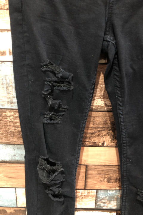 Jeans CALI noir troué (xs) seconde main Urban Planet   