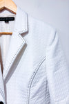 Veston texturé blanc (l)-Nipon Boutique-La Penderie du Paradis 🕊