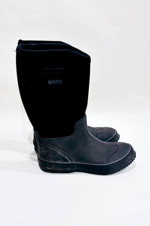 Bottes de pluie noires (6) seconde main - Bliss- La Penderie du Paradis