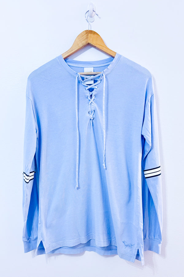 Chandail de pyjama bleu pâle seconde main - Victoria Secret- La Penderie du Paradis