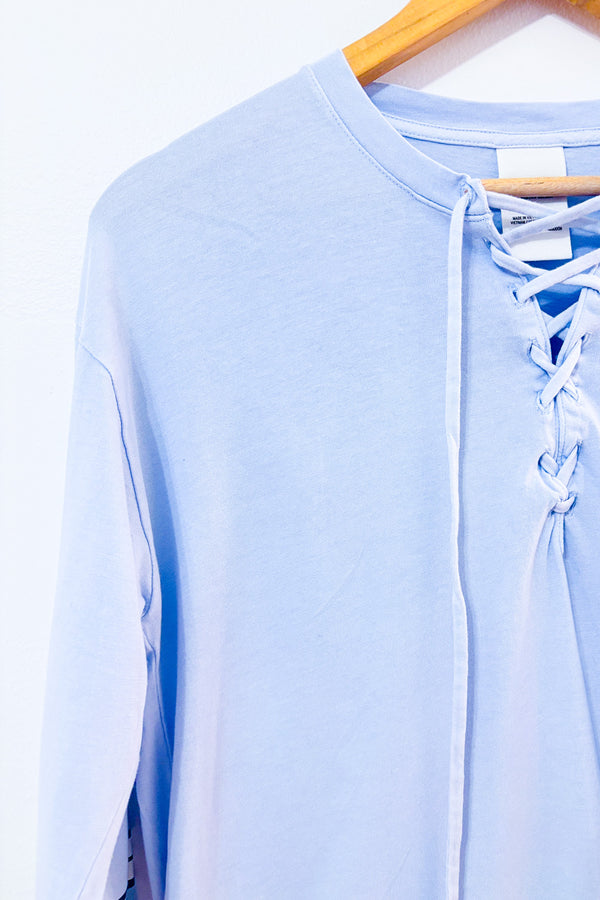 Chandail de pyjama bleu pâle seconde main - Victoria Secret- La Penderie du Paradis