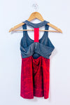 Camisole de sport rouge et grise avec top intégré seconde main - Mondetta- La Penderie du Paradis