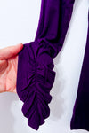 Chandail col roulé mauve à manches longues seconde main - Pentagone- La Penderie du Paradis