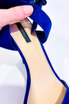 Sandales bleues en suède talon haut (6.5)-Forever21-La Penderie du Paradis 🕊