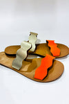 Sandales orange et or (6) - J. Crew - La Penderie du Paradis ?