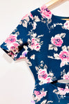 Robe émeraude et rose fleurie (xs)-Umgee-La Penderie du Paradis 🕊