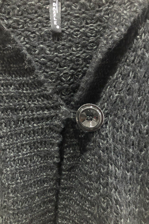 Veste en tricot grise avec capuchon (s) seconde main Razzle Dazzle   