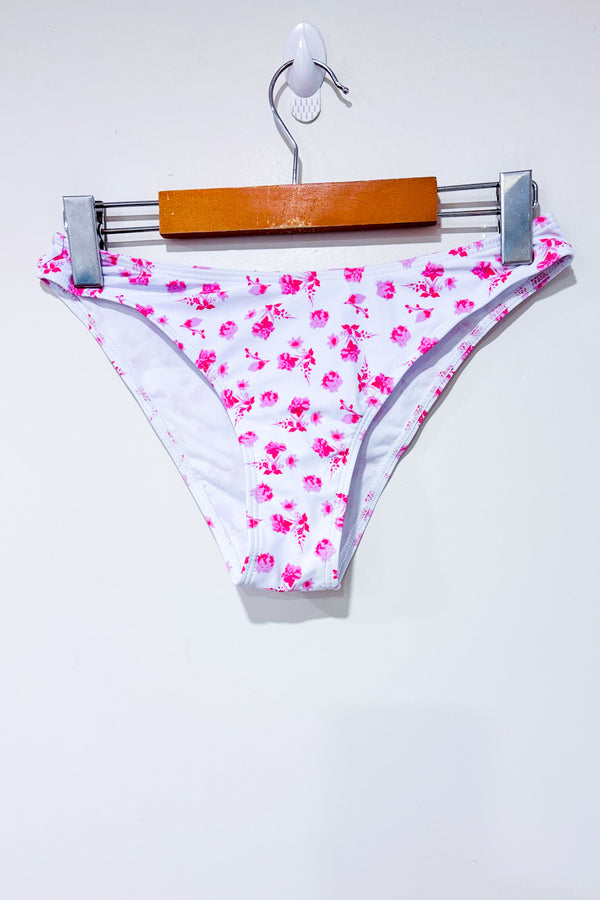 Bas de maillot de bain blanc fleuri (s)-SHEIN-La Penderie du Paradis 🕊