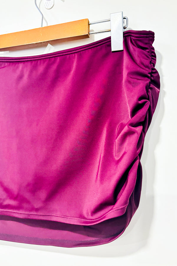 Bas de maillot de bain jupe-culotte prune (l) -- La Penderie du Paradis ?