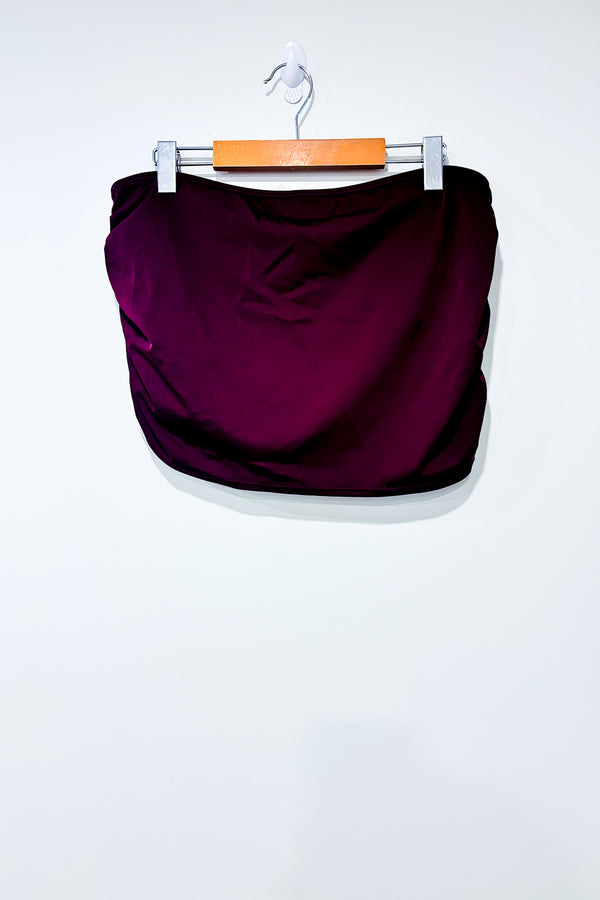 Bas de maillot de bain jupe-culotte prune (l) -- La Penderie du Paradis ?