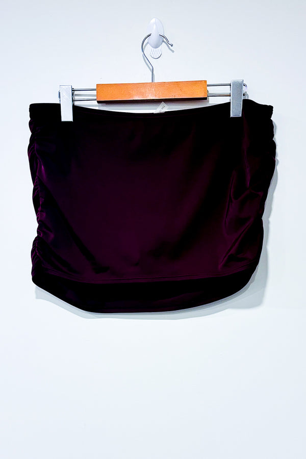 Bas de maillot de bain jupe-culotte prune (l) -- La Penderie du Paradis ?