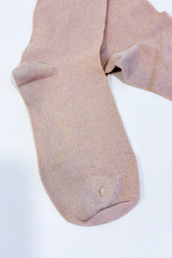 Chaussettes beiges scintillantes (s/m)-Autres-La Penderie du Paradis 🕊
