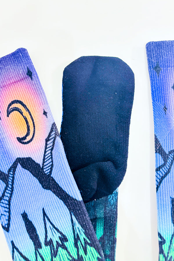 Chaussettes performance Bonheur nocturne seconde main - Outway- La Penderie du Paradis