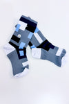 Chaussettes performance grises et bleue* seconde main - Outway- La Penderie du Paradis