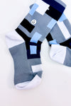 Chaussettes performance grises et bleue* seconde main - Outway- La Penderie du Paradis