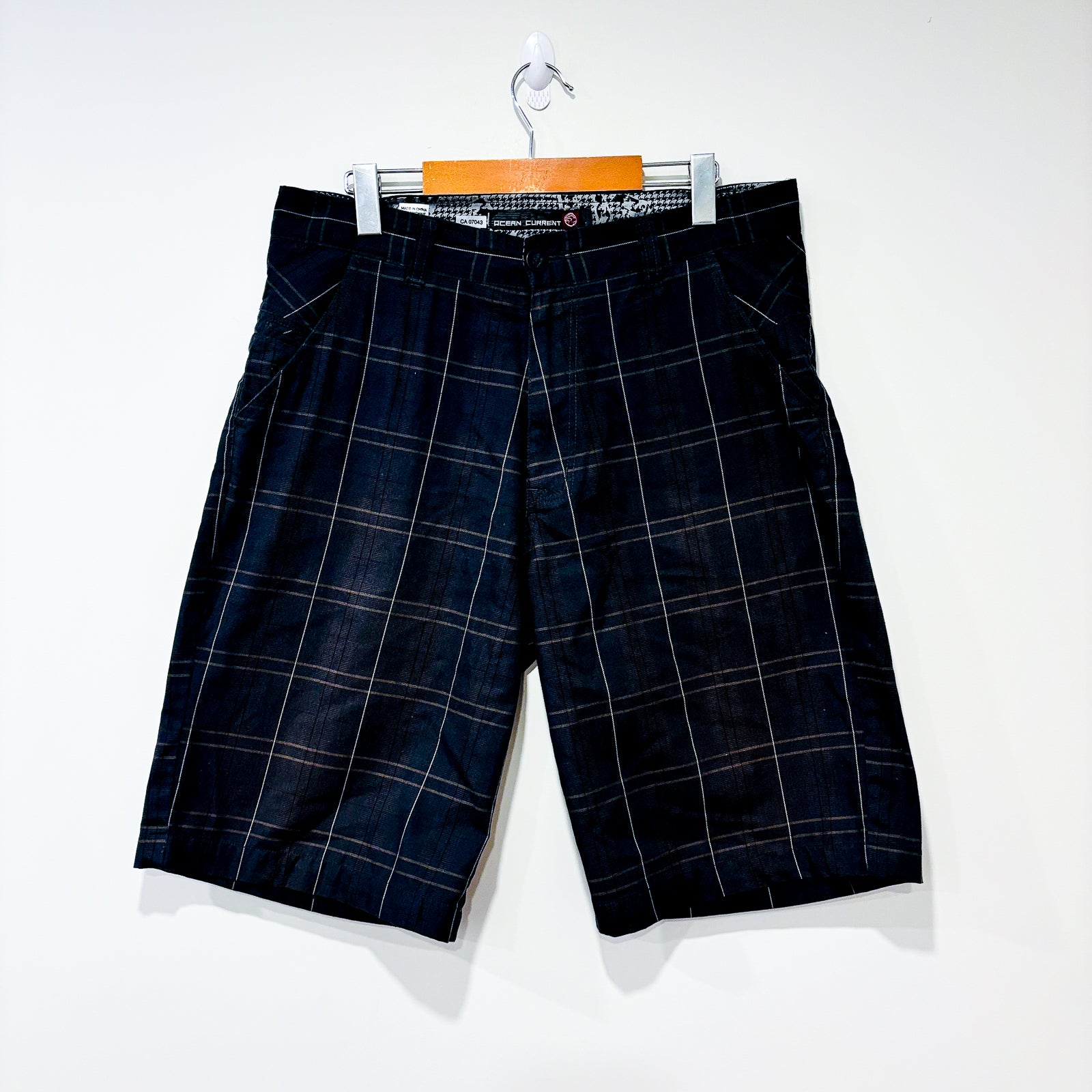 DESIGN - Short à carreaux - Bleu DESIGN - Short à carreaux - Bleu
