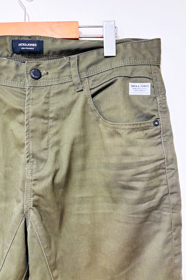 Bermuda kaki en jeans Anti Fit (l) - Homme-Jack&Jones-La Penderie du Paradis 🕊