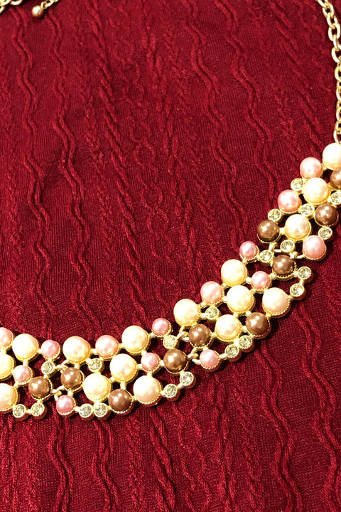 Collier or avec perles seconde main Autres   