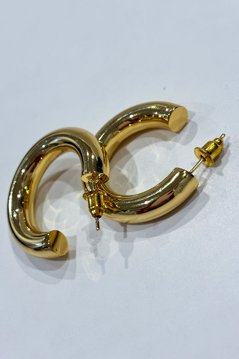 Boucles d'oreilles anneaux or seconde main Autres   