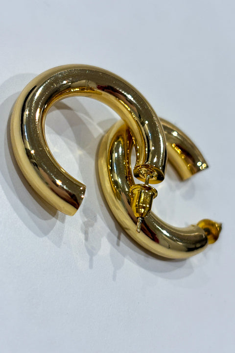 Boucles d'oreilles anneaux or seconde main Autres   
