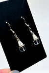 Boucles d'oreilles pendentif perle argent seconde main Autres 