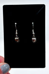 Boucles d'oreilles pendentif squelette animal argent seconde main Autres 