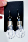 Clear bulb earrings