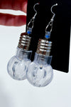 Clear bulb earrings