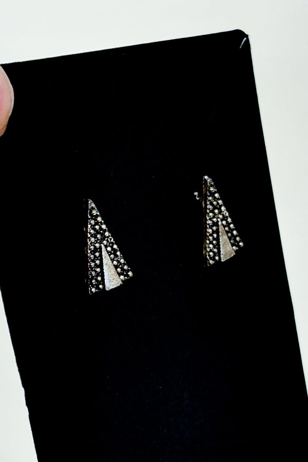 Boucles d'oreilles triangles argent-Autres-La Penderie du Paradis 🕊