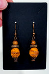 Boucles d’oreilles pendantes bohèmes à billes effet bois* seconde main - Autres- La Penderie du Paradis