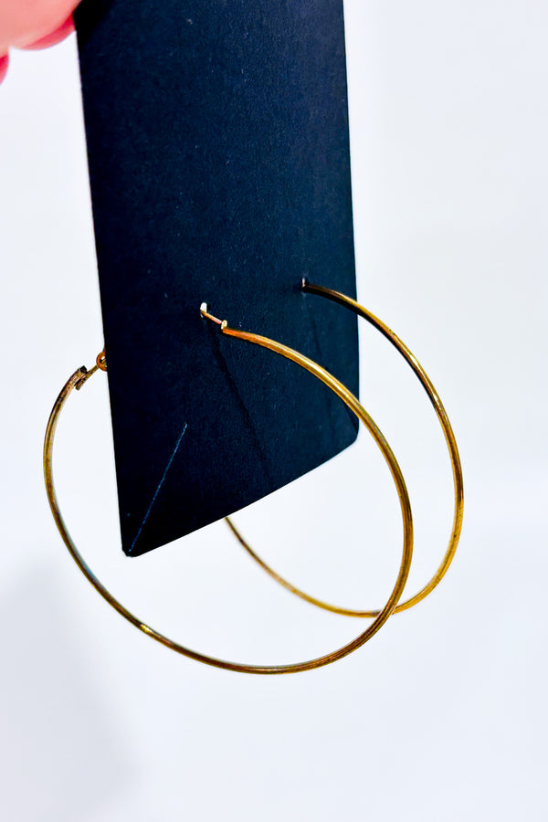 Boucles d'oreilles anneau or seconde main - Autres- La Penderie du Paradis