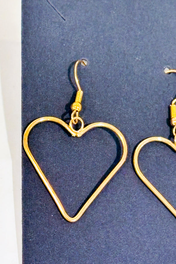 Boucles d'oreilles pendentif coeur or seconde main - Autres- La Penderie du Paradis