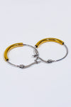 Boucles oreilles anneaux argent et or seconde main - Autres- La Penderie du Paradis