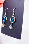 Boucles d'oreilles capteur de rêve turquoise seconde main - Autres- La Penderie du Paradis
